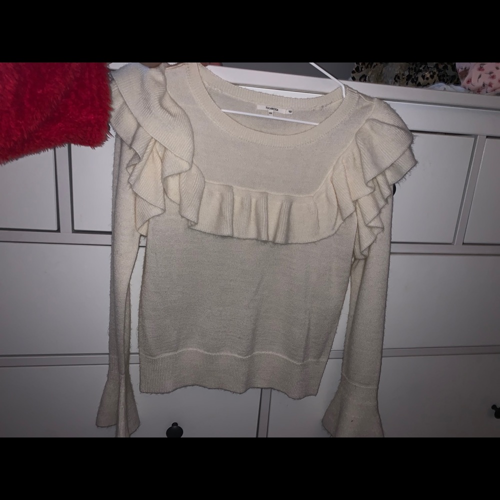 Tularosa Alexandria Ruffle Sweater